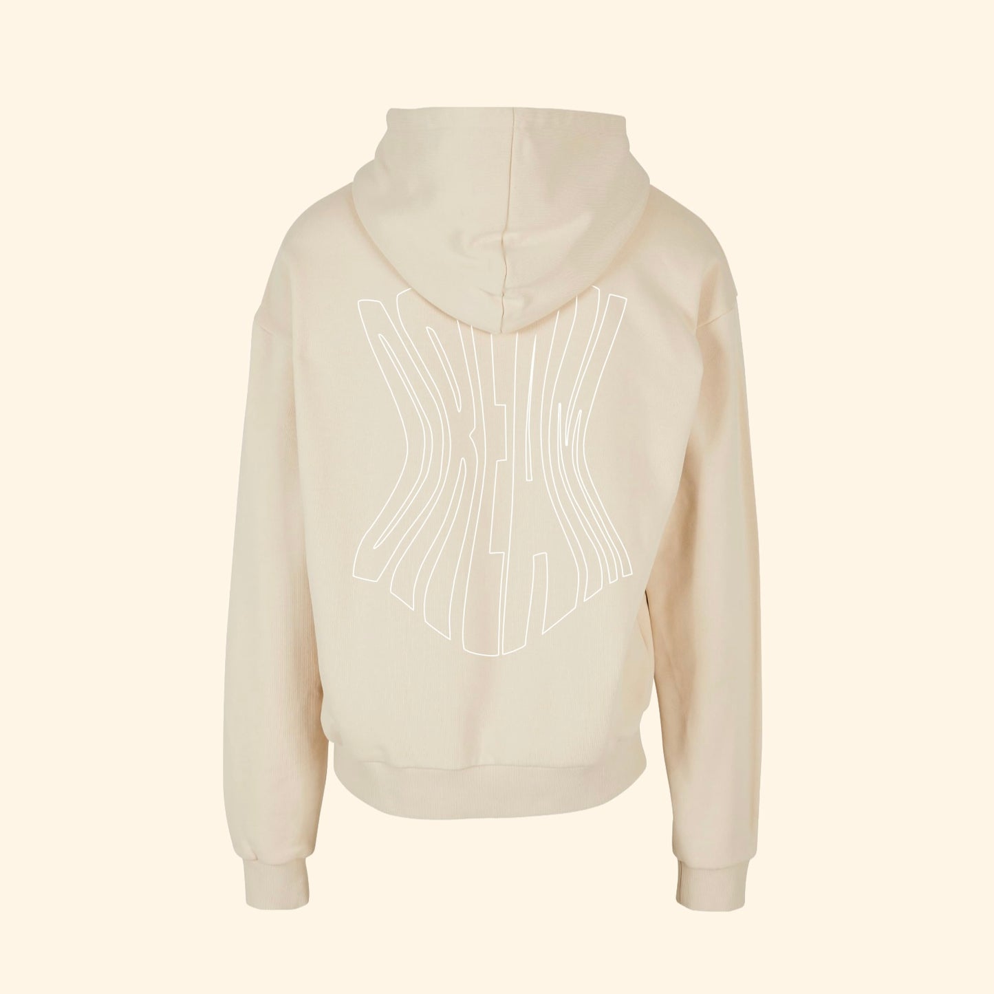 Ultra Heavy Box Fit Hoodie | DREAM | Light Beige