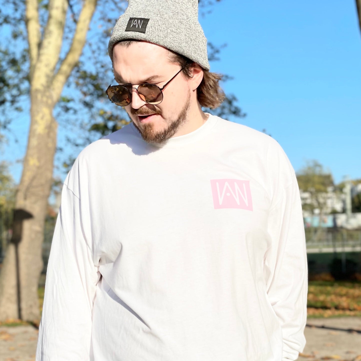 Longsleeve weiß | Japan Edition | Logo pastell pink